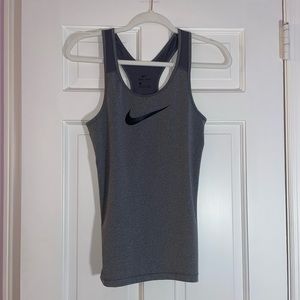 Nike DriFit Grey Racerback Tank